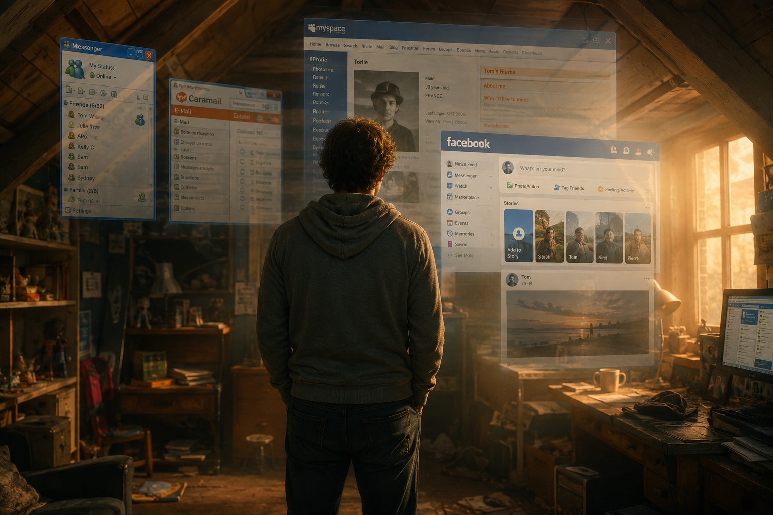 MSN, Caramail, MySpace ce que Facebook pourrait devenir